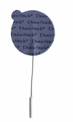 Dura-Stick Plus 2 inch round electrodes with blue foam backing
